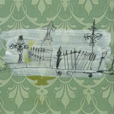 Chateau de Montaigut le cimetière 2020